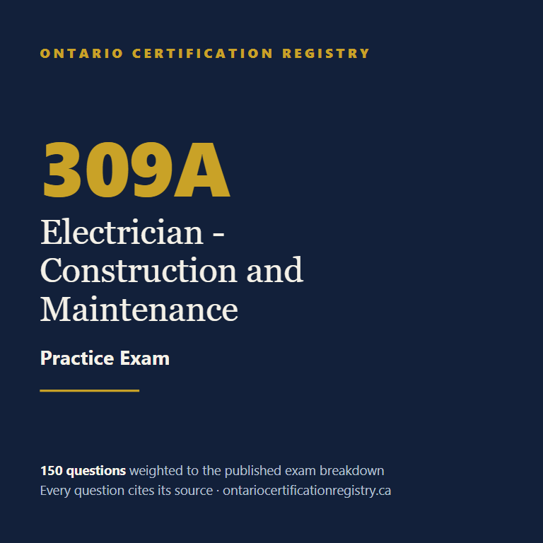 Construction Electrician (309A) Practice Exam cover